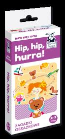 Hip, hip, hurra! Zagadki obrazkowe. Kapitan Nauka wyd. 3. Autor: Trepczyńska Magdalena. Dadada.pl Okładka książki Hip, hip, hurra! Zagadki obrazkowe. Kapitan Nauka wyd. 3