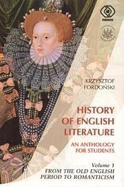 Okładka książki History of english literature vol.1