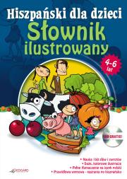 Hiszpański dla dzieci - Słownik ilustr 4-6  EDGARD. Autor:   Praca zbiorowa. Dadada.pl Okładka książki Hiszpański dla dzieci - Słownik ilustr 4-6  EDGARD