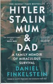 HITLER STALIN MUM DAD PB. Autor: Finkelstein Daniel. Dadada.pl Okładka książki HITLER STALIN MUM DAD PB