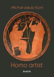 Homo artist. Autor: Michał Jakub Krym. Dadada.pl Okładka książki Homo artist