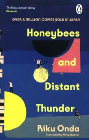 Honeybees and Distant Thunder. Autor: Onda Riku. Dadada.pl Okładka książki Honeybees and Distant Thunder