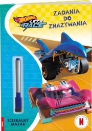 Okładka książki Hot Wheels Let's Race zadania do zmazywania PTC-1601