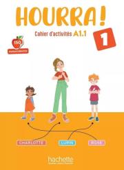 Hourra 1 ćwiczenia + audio online. Autor: Denisot Hugues, Stephanie Rivasseau. Dadada.pl Okładka książki Hourra 1 ćwiczenia + audio online