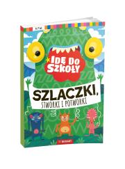 Idę do szkoły. Szlaczki, stworki i potworki. Autor: Anna Borchard. Dadada.pl Okładka książki Idę do szkoły. Szlaczki, stworki i potworki