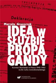 Okładka książki Idea w służbie propagandy