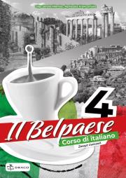 Il Belpaese 4 zeszyt ćwiczeń. Autor: Olga Seneta Niemiec, Agnieszka Krawczyńska. Dadada.pl Okładka książki Il Belpaese 4 zeszyt ćwiczeń
