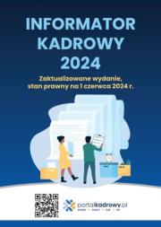 Opakowanie Informator kadrowy 2024. Stan prawny na 1 czerwca 2024