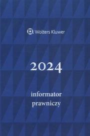 Okładka książki Informator Prawniczy 2024 Niebieski A5