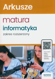 Informatyka Arkusze maturalne ZR. Autor: Piotr Dobosiewicz, Jarosław Drzeżdżon. Dadada.pl Okładka książki Informatyka Arkusze maturalne ZR