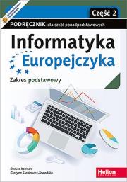 Okładka książki Informatyka Europejczyka. Podręcznik dla szkół ponadpodstawowych. Zakres podstawowy. Część 2 (wydani