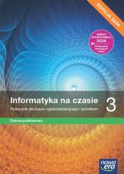 Informatyka LO 3 Informatyka na czasie Podr ZP. Autor: Mazur Janusz, Paweł Perekietka, Talaga Zbigniew. Dadada.pl Okładka książki Informatyka LO 3 Informatyka na czasie Podr ZP