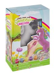 Opakowanie Jednorożec ogrodowy do malowania farbkami