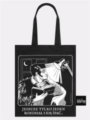 Opakowanie Jeszcze tylko jeden rozdział Mickiewicz Torba na książki bawełniana czarna