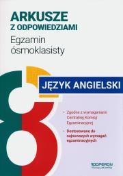 Język angielski Arkusze Egzamin ósmoklasisty 2024. Autor: Anna Tracz. Dadada.pl Okładka książki Język angielski Arkusze Egzamin ósmoklasisty 2024