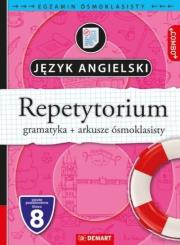 Język angielski gramatyka. Repetytorium. Egzamin ósmoklasist. Autor: Maria Szukalska, Roman Kuliniak. Dadada.pl Okładka książki Język angielski gramatyka. Repetytorium. Egzamin ósmoklasist