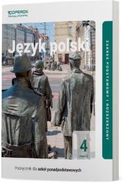 Język polski 4 Podręcznik Część 2 Liceum i technikum Zakres podstawowy i rozszerzony. Autor: Steblecka-Jankowska Magdalena, Renata Janicka-Szyszko, Urszula Jagiełło. Dadada.pl Okładka książki Język polski 4 Podręcznik Część 2 Liceum i technikum Zakres podstawowy i rozszerzony