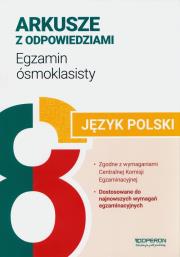 Język polski Arkusze Egzamin ósmoklasisty 2024. Autor: Eisner Jolanta. Dadada.pl Okładka książki Język polski Arkusze Egzamin ósmoklasisty 2024