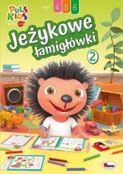Jeżykowe łamigłówki 2. Autor: Zespół AWM. Dadada.pl Okładka książki Jeżykowe łamigłówki 2