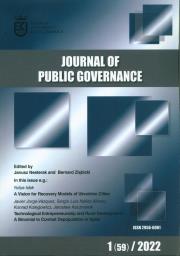 Okładka książki Journal of Public Governance 1 (59) 2022