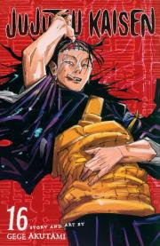 JUJUTSU KAISEN, VOL. 16     PA. Autor: Akutami Gege. Dadada.pl Okładka książki JUJUTSU KAISEN, VOL. 16     PA
