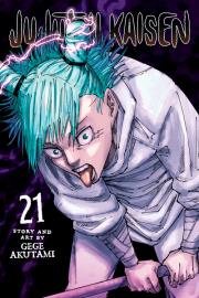 JUJUTSU KAISEN, VOL. 21     PA. Autor: Akutami Gege. Dadada.pl Okładka książki JUJUTSU KAISEN, VOL. 21     PA