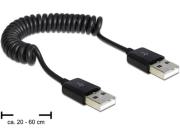 Kabel DELOCK 83239 (USB 2.0 M - USB 2.0 M; 0,6m; kolor czarny). Autor: Irena Brignull. Dadada.pl Okładka książki Kabel DELOCK 83239 (USB 2.0 M - USB 2.0 M; 0,6m; kolor czarny)