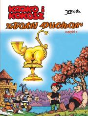 Kajko i Kokosz cz.1 Złoty puchar. Autor: Janusz Christa. Dadada.pl Okładka książki Kajko i Kokosz cz.1 Złoty puchar