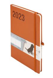 Okładka książki Kal 2023 Minimalizm A5 TNS brązowy