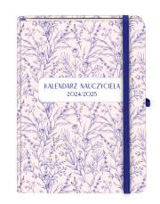 Okładka książki Kal Naucz 2024/2025 A5 TDW kwiatowy