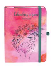 Okładka książki Kal Ucznia 2024/2025 A5 TNS wianek