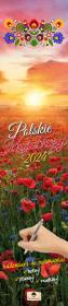 Opakowanie Kalenadarz 2024 ścienny paskowy wąski polskie krajobrazy KPW-V.3