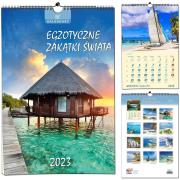 Opakowanie Kalendarz 2022 13 Plansz B3 - Egzot. Zakątki Świat
