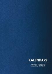 Okładka książki Kalendarz 2022/2023 niebieski