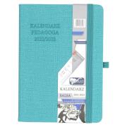 Kalendarz 2022/23 B6 tyg. Salsa turkusowy ELEFANT. Wydawca: ELEFANT. Dadada.pl Opakowanie Kalendarz 2022/23 B6 tyg. Salsa turkusowy ELEFANT