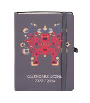 Okładka książki Kalendarz 2023/2024 B6 ucznia TNS robot