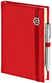 Opakowanie Kalendarz 2023 A4D Cross z gumką azurowa data Czerwony