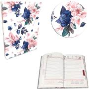 Opakowanie Kalendarz 2023 A5 dzienny soft touch Róże blue