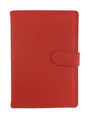 Opakowanie Kalendarz 2023 A5 dzienny z zapięciem ekoskóra czerwony