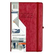 Kalendarz 2023 A5 Jazz dzienny czerwony. Wydawca: ELEFANT. Dadada.pl Opakowanie Kalendarz 2023 A5 Jazz dzienny czerwony