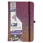 Kalendarz 2023 A6 tyg. Techno różowy ELEFANT. Wydawca: ELEFANT. Dadada.pl Opakowanie Kalendarz 2023 A6 tyg. Techno różowy ELEFANT