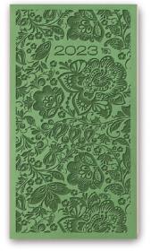 Okładka książki Kalendarz 2023 A6 tyg vivella relief JASNOZIELONY