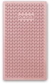 Opakowanie Kalendarz 2023 A6 tygodniowy vivella relief pudrowy róż