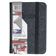 Kalendarz 2023 A7 tyg. Rock grafitowy ELEFANT. Wydawca: ELEFANT. Dadada.pl Opakowanie Kalendarz 2023 A7 tyg. Rock grafitowy ELEFANT