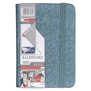 Kalendarz 2023 A7 tyg. Rock perłowy ELEFANT. Wydawca: ELEFANT. Dadada.pl Opakowanie Kalendarz 2023 A7 tyg. Rock perłowy ELEFANT