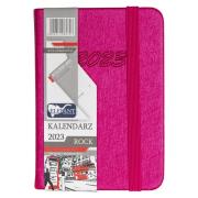 Kalendarz 2023 A7 tyg. Rock różowy ELEFANT. Wydawca: ELEFANT. Dadada.pl Opakowanie Kalendarz 2023 A7 tyg. Rock różowy ELEFANT