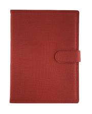 Opakowanie Kalendarz 2023 B5 dzienny z zapięciem krokodyl czerwony