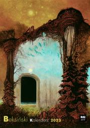 Okładka książki Kalendarz 2023 Beksiński A3 wzór 9