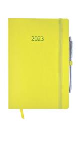 Opakowanie Kalendarz 2023 flex z gumką A5 tygodniowy neon V5