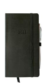 Opakowanie Kalendarz 2023 flex z gumką Dl tygodniowy czarny V3